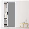 Nevthar Porte oscuranti a fisarmonica per porta,Porta a soffietto for interni,Cancello pieghevole senza trapano,con Telaio in Lega Alluminio,Per Bagno Doccia Armadio Cucina Dispensa,cucina e