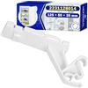 MONTERAL Cerniera Destra per Sportello Ribaltabile per Congelatore Verticale con Codice Originale 2231128014 223112801/4 per Electrolux per Aeg per Husqvarna per Smeg per Zanussi per Atag per Rex - MONTERAL