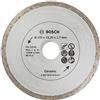 Bosch Home and Garden Professional Disco Diamantato per Piastrelle, Nero, 125 mm