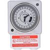 EVTSCan AC 220V Interruttore Orario Meccanico 24 Ore, con Motore al Quarzo E Copertura Impermeabile, Timer Esterno Industriale Montato a Parete, Per Accensione Automatica Luce Spenta, Riscaldatore, Po