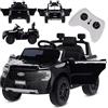 sun baby Auto elettrica Ford per bambini da 3 a 6 anni, potenza motore 30W, telecomando, sospensioni, fari, lettore MP3 (Nero)