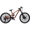 Générique Lega pressofusa in scala 1: 6, Mini BMX Mountain, Finger Bike, Modello giocattolo, Decorazione da tavolo, Artigianato adatto per gli amanti della bicicletta, Bambini (arancione-37)