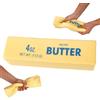 Lyreh Giocattolo da Spremere di Burro Grande, Giocattolo Squishy a Lenta Crescita Bastoncino di Burro in Materiale PU per Ufficio Scuola Calmante(Giallo Chiaro)