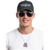 Maskworld Top Gun - Set di accessori con cappello, occhiali da aviatore e cane - accessori per costume da pilota da combattimento per carnevale, Halloween e feste a tema