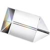 Mioaoa Mini prisma triangolare in vetro di cristallo, creatore arcobaleno per l'apprendimento dello spettro di rifrazione della luce, fotografia scienza fisica insegnamento Prop (5 cm)