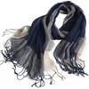 LumiSyne Moda Sciarpe Donna Uomo Sciarpa In Lino Stampa a Quadri Strisce Classiche Sciarpe Leggera e Traspirante Calda Stole Stole Protezione Solare Quattro Stagioni