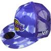 Generico Cappello Compatibile Lakers Viola Bianco Tye Die Striato Uomo Berretto New Era Basket Sport Gadget Accessorio Idea Regalo Uomo Donna