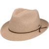 Stetson Cappello Washable Braid Trilby Uomo - Made in France da Sole Estivo Giardiniere con Fodera Primavera/Estate Primavera Estate - S (54-55 cm) Natura
