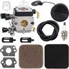 ZAMDOE Carburatore Filtro Aria Tappo Carburante per Stihl FS80R FS85 FS85R FS80 FS72 FS74 FS75 FS76 FS85RX HS72 HS74 HS75 HS76 HS80 HS85 HL75 FH75 FC75 FC85 KM80 HT70 HT75 Tagliabordi