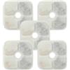 vhbw 5X Filtro Compatibile con Catit PIXI fontanella per Gatti e Cani - Elemento filtrante
