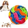 Galenecx Palla da fiuto per cani, Giocattoli interattivi per cani, Giocattoli per canis indistruttibili, 10 cm palla di peluche rotonda per animali domestici, Addestramento Slow Food