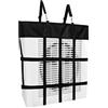 Tessco for you Tessco Box Fan Box Fan Bag Horse Box Fan Holder per Horse Stall Classic Fan Bag Hanging Web Horse Fan Holder Nylon Fan Bag Fan Bag Fan Box Fan Bag per 50,8 x 50,8 cm, Nero