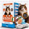 Petslovers Rete per Gatti Rinforzata 8x3m Trasparente Kit di Montaggio Senza Trapano | Kit di Montaggio Senza Trapano, incl. 2 Giocattoli, Rete Gatti Balcone, Rete Balcone per Gatti, Rete per Balcone Esterno