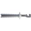 Fischer TF 9/30 Mensola per Radiatore Tubolare Lamellare, Termosifone Lamellare,per pieni e semipieni, 2 staffe per confezione, 501097, bianco