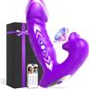 AWFJUREN Vibratore Donna Succhia Clitoride Sex Toys L G-Spot App Control