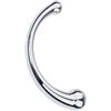Hybacrbyn Plug Anale in Metallo a Doppia Estremità - Plug Anale Curvo Liscio, Massaggiatore Prostatico Reversibile per Uomo, Stimolatore Anale Ergonomico in Acciaio per Uso Singolo o di Coppia (Poco)