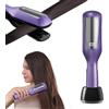 Yearninglife Mini strumento portatile per la riparazione dei capelli con ioni negativi per la cura di doppie punte, rotte, secche, fragili, tagliacapelli danneggiato, con display a LED (viola)