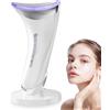 Huifoo Dispositivo di Bellezza Antirughe con 3 Modi LED, 45°C Massaggio Viso EMS, Massaggiatore Viso Lifting Elettrico Antirughe, Face Massager per Massaggio Rassodante Viso e Collo