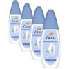 Dove Vapo Talco 75 ml, Deodorante Spray Senza Gas Antitraspirante, Protezione Anti-Odore 48 Ore, Ascelle con 1/4 di Crema Idratante, Senza Alcol Etilico (Confezione da 4)