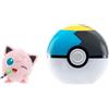 Pokémon Clip 'N' Go Jigglypuff con Personaggio da Battaglia da 5,1 cm e Accessorio Moon Ball, Multicolore, PKW3627