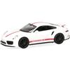 Herpa modellino auto Porsche 911 (991) Turbo, bianco Carrara, miniatura in scala 1:87, oggetto da collezione, Made in Germany, modello in plastica