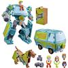 Transformers, Scooby Doo, Mysterious Prime e Automutt, set di action figure convertibili, giocattoli robot, dagli 8 anni in su