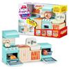 Mini Brands Magic Cook Kitchen Playset Series 1 di ZURU - Set da cucina in miniatura con funzioni realistiche, include mini utensili e accessori, gioco da collezionare per bambini, ragazzi e adulti