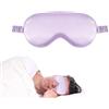 Generic 10 benda per dormire, oscurante, con cuscinetto elastico per bloccare la luce, fascia regolabile per dormire, benda per occhi liscia, elastica, per dormire