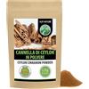 Alpi Nature Cannella in Polvere di Ceylon 125g, Canella Ceylon, Bastoncini Macinati per Cucina e Pasticceria