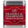 SaiTè -Aromi Creativi- SaiTè Bontà FRAGOLE E CHAMPAGNE 50 g sfusa, con fragola karkadè e verbena, tisane regalo dal profilo floreale e fruttato, miscela lavorata a mano, Made in Italy