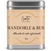 SaiTè -Aromi Creativi- SaiTè Bontà MANDORLE E RUM 50 g sfusa, con tè nero mandorle e rosa canina, tisane regalo dal profilo ricco e speziato, miscela lavorata a mano, Made in Italy
