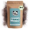 Green Panda Cacao crudo in polvere bio dalle migliori fave di cacao, cacao in polvere senza zucchero e senza grassi, testato e certificato in laboratorio, Green Panda (1 kg)