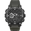 Sekonda Orologio analogico digitale da uomo, cassa in plastica da 49 mm e cinturino, grigio, Cinturino