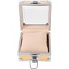 KJHBV Scatola Porta Orologio Singola in Acciaio Inossidabile Resistente All'acqua, Organizer Portatile Quadrato per Viaggio e Regalo Elegante alla Moda