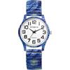 JewelryWe Orologio da Polso da Donna Elastico: Orologio Boemia Estivo con Numero Grande Cinturino Colorato in Metallo Retro Vintage Regalo per Lei