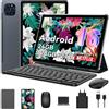 TABWEE T90 Tablet 11 Pollici Android 16 con Tastiera e Penna, Gemini AI, 24GB RAM + 128GB ROM (TF 2TB), Display FHD, Batteria 8000mAh, Widevine L1, Dual WiFi 5G, GPS, Face ID - Grigio