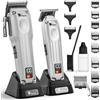 Fagaci Tagliacapelli Uomo Professionale con Precisione Superiore, Affilatura 5 Volte Più Duratura Tagliacapelli Professionale, Motore Brushless Macchinetta per Capelli 0mm, Rasoio Capelli Uomo 0 mm