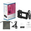 ZwaitL Lente multifunzione per fotocamera del telefono Filtro CPL staccabile Costruire in luce LED Piccoli disegni Fotocamera mobile per telefono Lente microscopio a luce LED