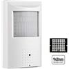 REVODATA HD 5MP POE IP Camera, telecamera di sicurezza interna P2P con obiettivo da 3,7mm 940nm Invisibile 48 LED IR Visione notturna CCTV Camera H.265 (IPIR-P-HS Bianco)