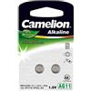 Camelion 120 50211 AG 11 LR58 ricaricabile, Multicolore (Confezione da 2)