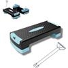 FFitness STEP FITNESS MULTIFUNZIONE CON CORDE PER ALLENARE L'EQUILIBRIO BALANCE STEP REGOLABILE IN ALTEZZA PEDANA DA AEROBICA GRADINO
