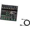 Mixer a 6 canali Supporta mixer audio USB e BT per computer di registrazione