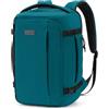ECOHUB Zaino Ryanair 40x30x20 cm con Scomparto Porta PC 3D per PC 14/15.6 | con Tasca Antifurto, 10 Tasche e Cerniere SBS, Resistente all'Acqua e Leggero, per Uomo e Donna, da Viaggio Lavoro, Verde