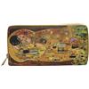 GFM® Borsa da donna con motivi artistici a base di pittura (PRS-P), Il bacio di Klimt, S, Moderno