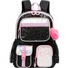 HTgroce Zaino Bambina Zainetto Bambina Bambino Scuola Elementare Bambini 8 Anni