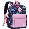 VASCHY Zainetto Asilo Bambino 2-4 Anni,con Fascia Toracica,Dinosauro Viola | Leggera Zaino Bambino con Portanome,Zaino Scuola Materna Bambino Ideale per Campeggio/Regalo/Viaggio/Gita