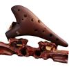 TSTS strumento ocarina Ocarina A 12 Fori In Chiave Sol Acuto Che Suona L'ocarina Con Motivo Affumicato Dipinto A Mano (Color : 3/4)