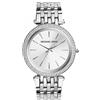 Michael Kors MK3190 - Orologio al quarzo da donna con zirconi argentati, orologio classico