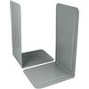 Westcott Reggilibri Grigio (Set da 2) | Metallo 130 x 240 x 140 mm | Fermalibri Robusti per Libri o Raccoglitori | Portalibri Solidi con Spessore 1,0 mm per Ufficio e Casa | E-10243 00