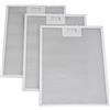 Carylozet 3 filtri in alluminio per cappa da cucina, 340 x 280 mm, 5 strati, compatibile con parti Chef FHEE26A9S OR908CXA D6900SS-2 CP750SS